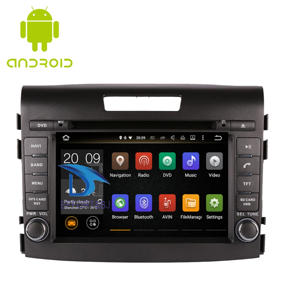 

4GB+32GB Android 10.0 Octa Core Car GPS Navigation For Honda CRV 2012-2016 Auto Radio Stereo Multimedia DVD Player