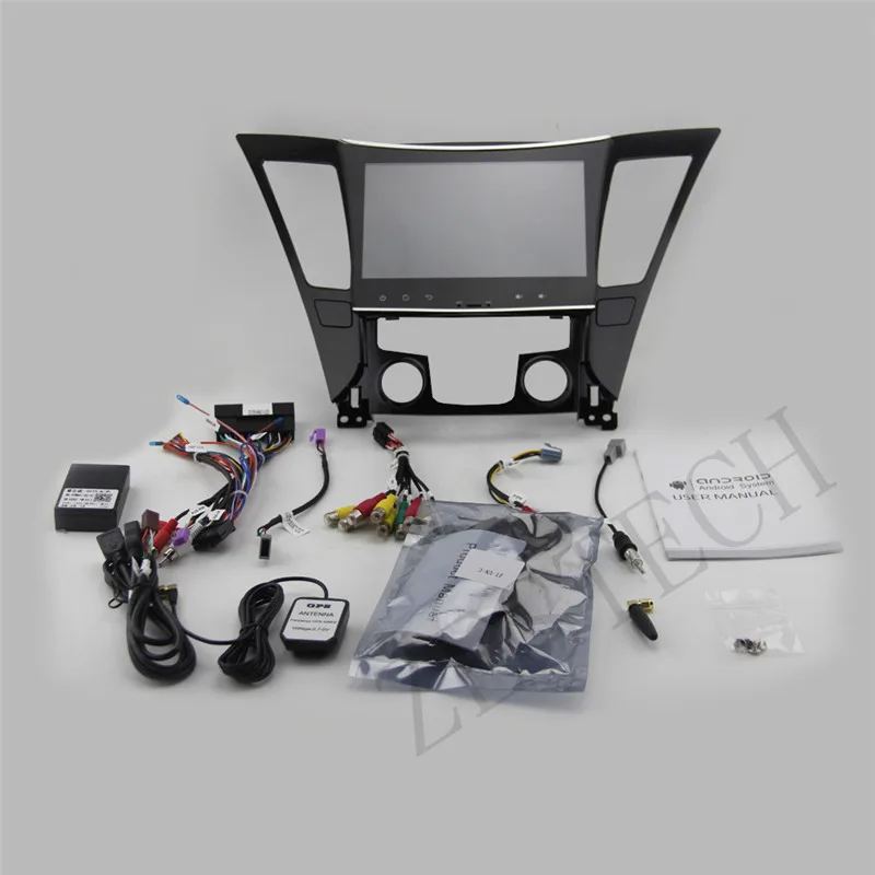Zetech 9 дюймов Android автомобильный Радио dvd-плеер для hyundai Sonata 8 Sonata YF 2010- Автомобильный gps навигатор рулевое колесо управления
