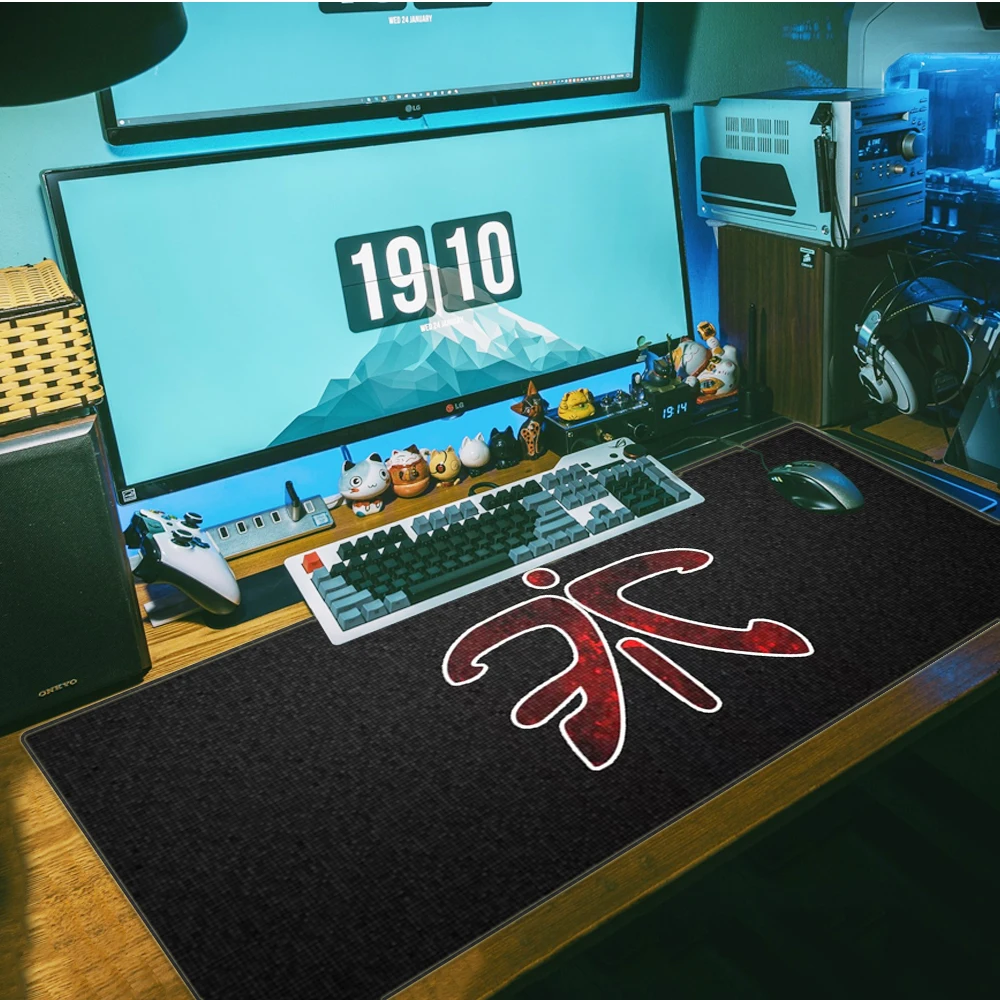 

fnatic gamer play mats Mousepad Computer Gaming Mousepad Anti-slip Natural Rubber with Locking Edge Gaming Mouse Mat