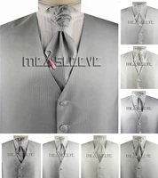 handsome single breasted classic men suit vest with pastrone set
