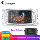 Автомагнитола Camecho, 2DIN, мультимедийный проигрыватель с Android 8,1 и GPS, радио, Wi-Fi для FordFocusS-MaxMondeoGalaxy