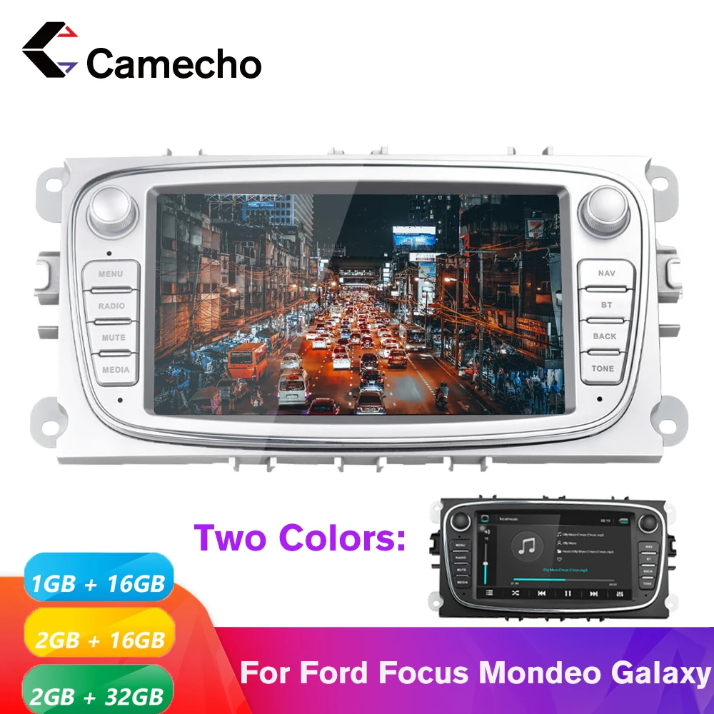 Camecho Android 8 1 GPS Автомобильный мультимедийный плеер 2DIN 7 дюймов Авторадио