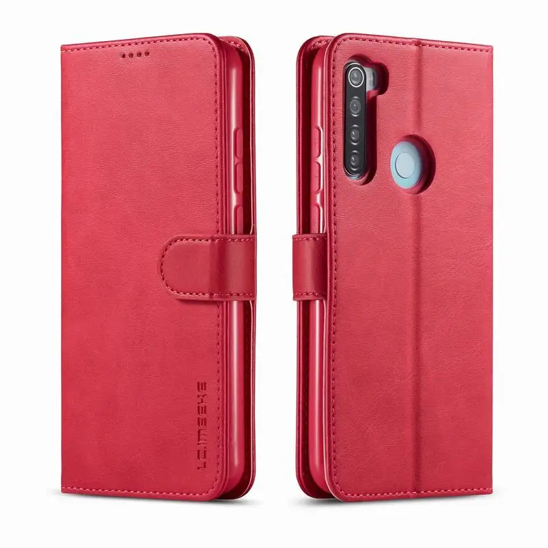 Кожаный чехол кошелек для Xiaomi Redmi Note 8 T роскошный Магнитный откидной Чехол с