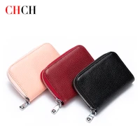 chch women fashion small wallet credit card holder luxury leather id card holder color bank multi slot card