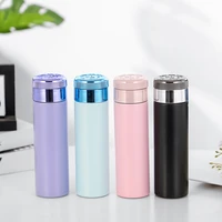 320ml rotating cover stainless steel thermos for coffee milk tea vacuum flask sports travel thermos bottle for drink water 2021