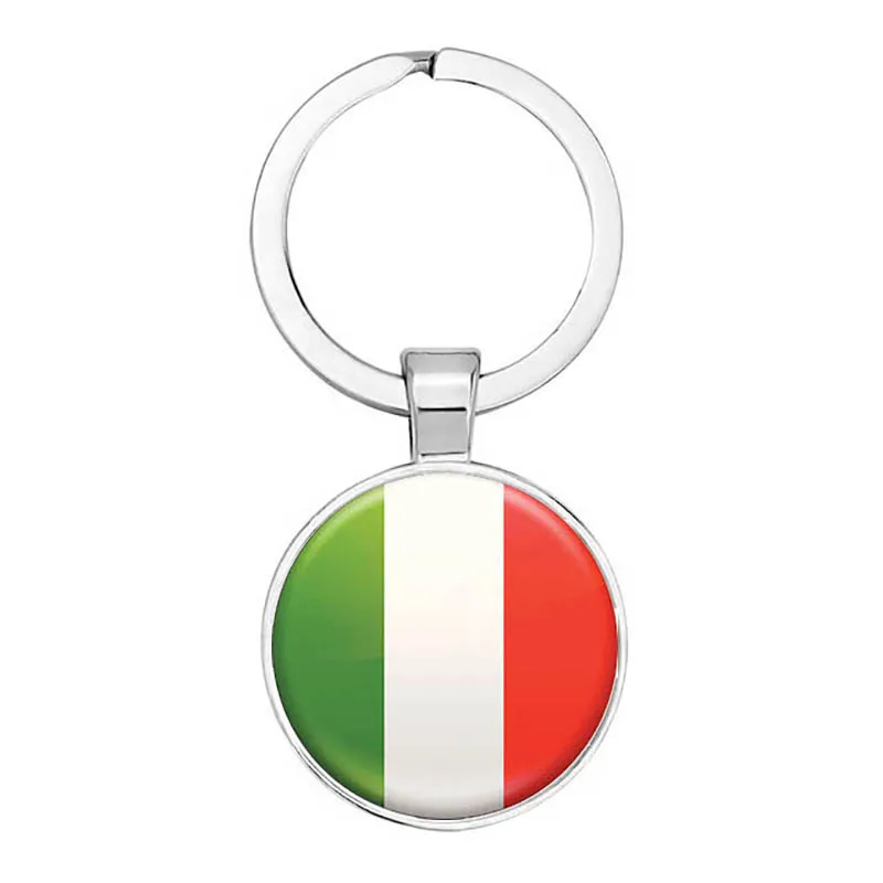 Флаг США Великобритания Россия брелок Испания бижутерия со стеклянными