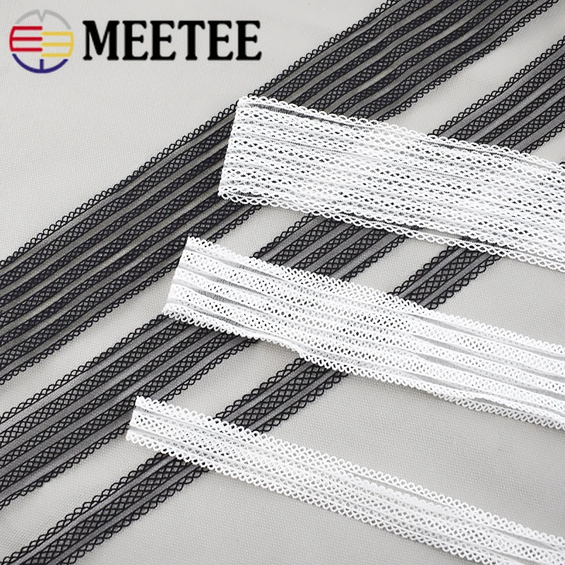 Сетчатые эластичные ленты 3/9 метров кружевная лента женская резиновая сделай сам