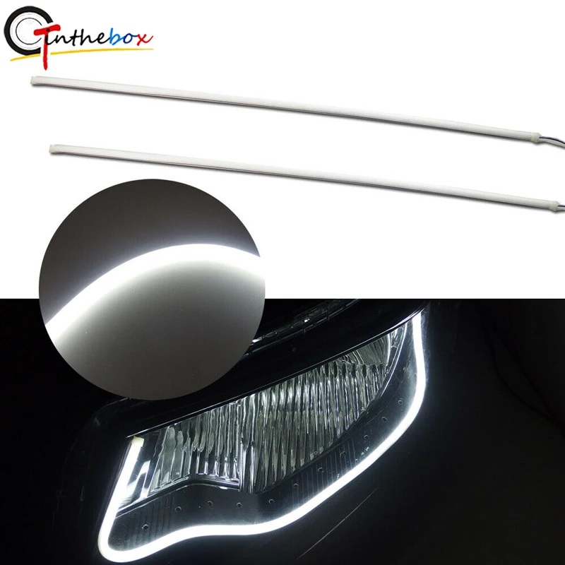 GTinthebox 2 шт Гибкая Автомобильная мягкая Трубная направляющая Опора Светодиодная