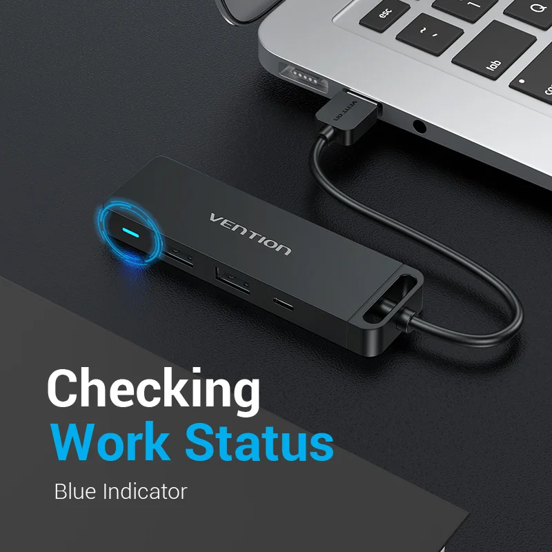Vention usb-хаб адаптер USB 3 0 разветвитель портов высокоскоростной OTG для ноутбука