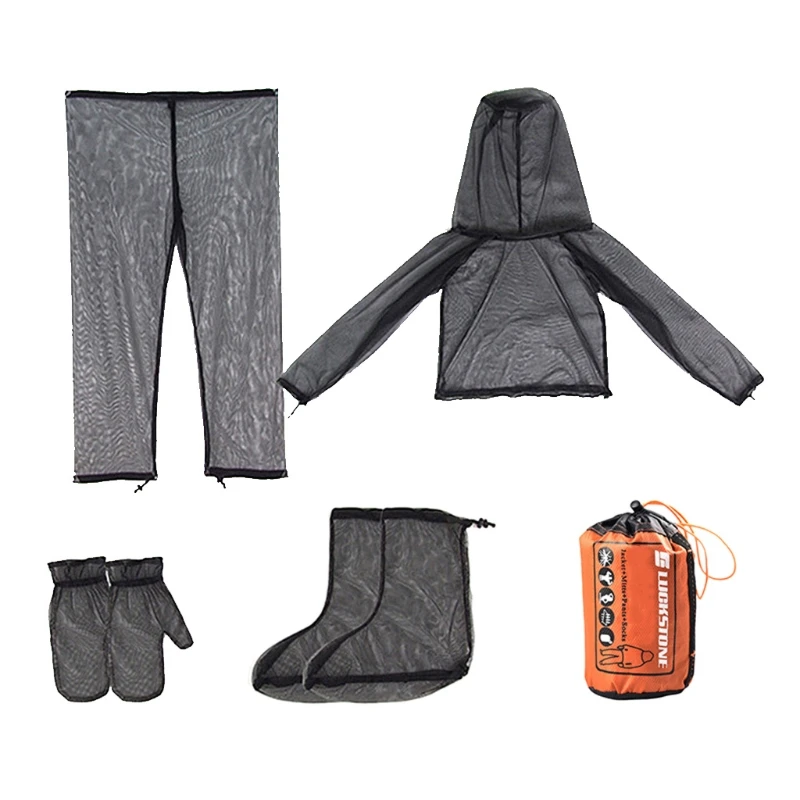 

Mos-quito-Proof Mesh Hooded Suit Outdoor Fishing Adventure Set for Men Women Hiking Fishing Camping Bee Feeding Cycling K3NC