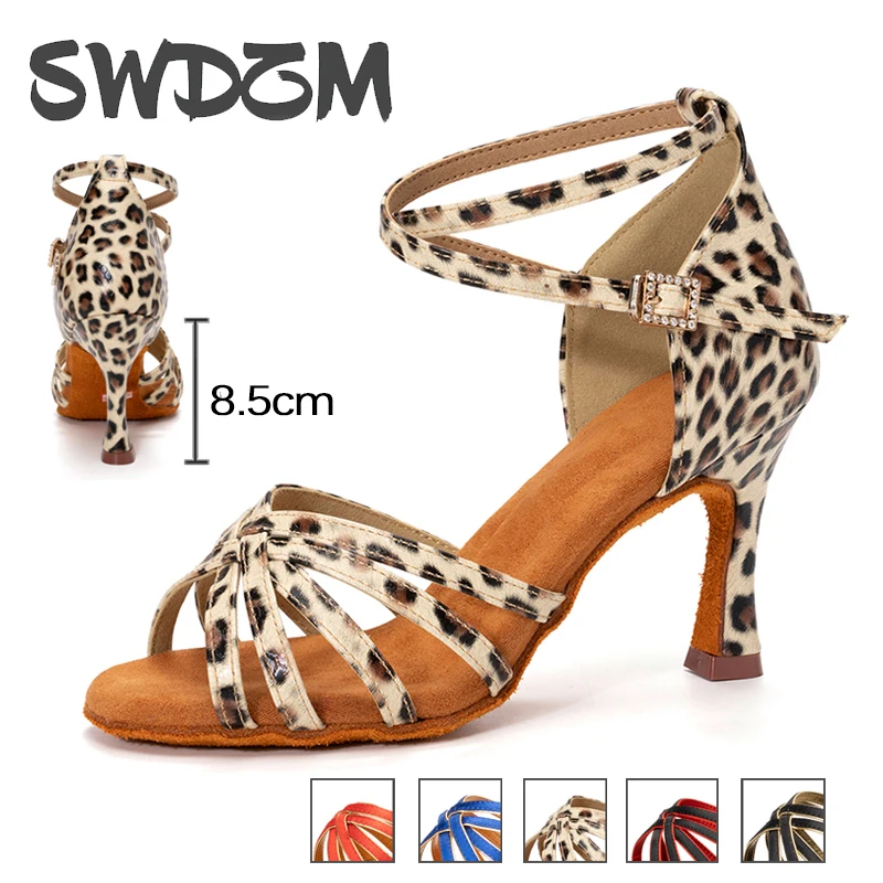 Туфли SWDZM женские для латиноамериканских танцев мягкая подошва танцевальные