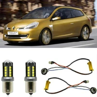 fog lamps for renault clio grandtour kr01 stop lamp reverse back up bulb front rear turn signal error free 2pc