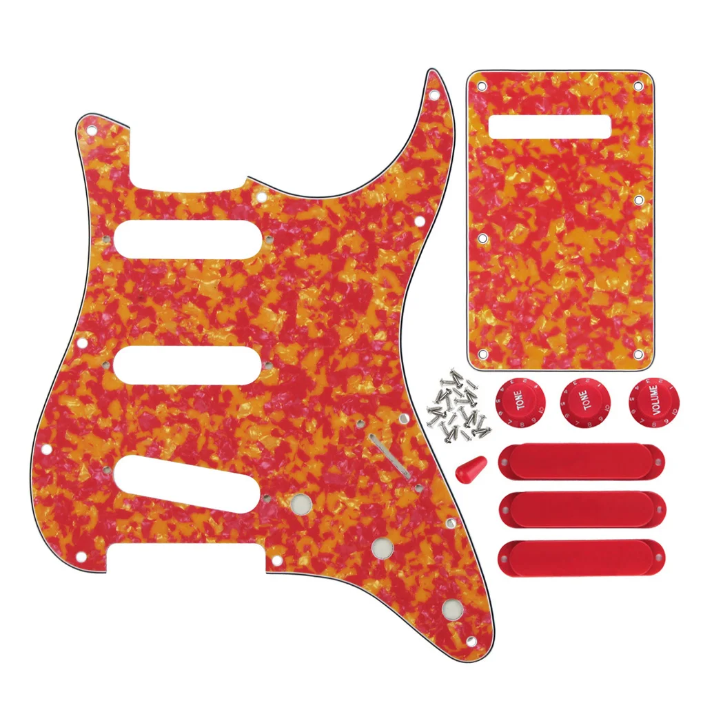 Набор осветительных приборов накладка SSS 11 отверстий красные обложки 2T1V ручки