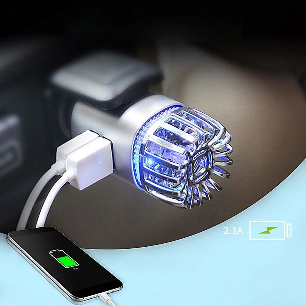Auto Air Purifier Car Freshener Portable Negative Ions Cleaner USB Fog Oxygen Bar Ozone Ionizer | Автомобили и мотоциклы