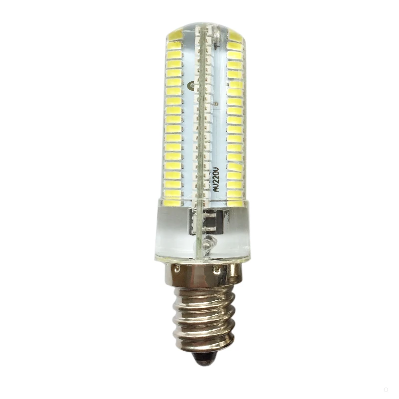 

G4 G8 G9 E11 E12 E17 BA15D GY6.35 SMD3014 152led 12 Вт AC110V AC220V Светодиодная лампа люстра Хрустальная затемненная кукурузная лампа 5 шт.