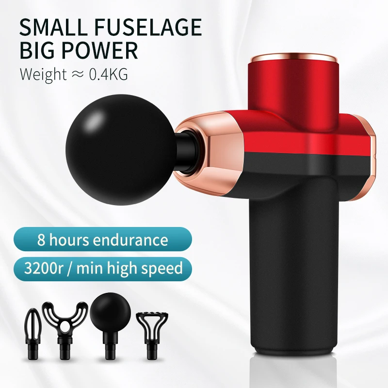 

2021 Mini Pocket Newest Massage Gun Deep Tissue Percussion Muscle Pain Relief Body Neck Leg Massager Sport Relaxation