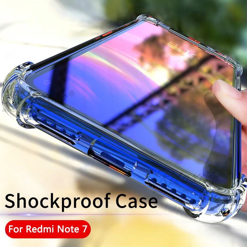 3D сенсорный Прозрачный Мягкий ТПУ силиконовый чехол для Xiaomi Redmi Note 7 7A