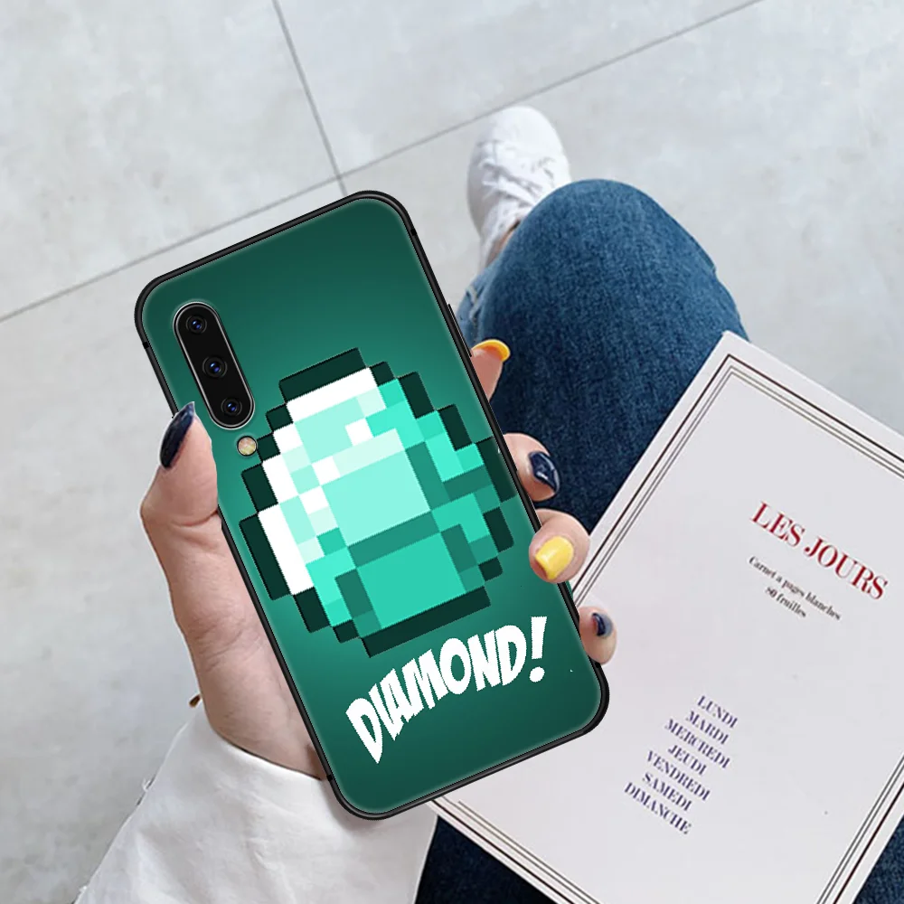 

Game Mini World Sandbox Phone Case For Huawei P Mate 10 20 30 40 Pro Lite Smart 2019 2021 black Waterproof Luxury Coque Fashion