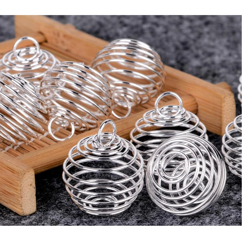 

2022 30PCs/ Bag Hollow Shake Ball Unique Design Stirring Hanging Diy Fashion Jewelry Accessories Valentines Day Gifts