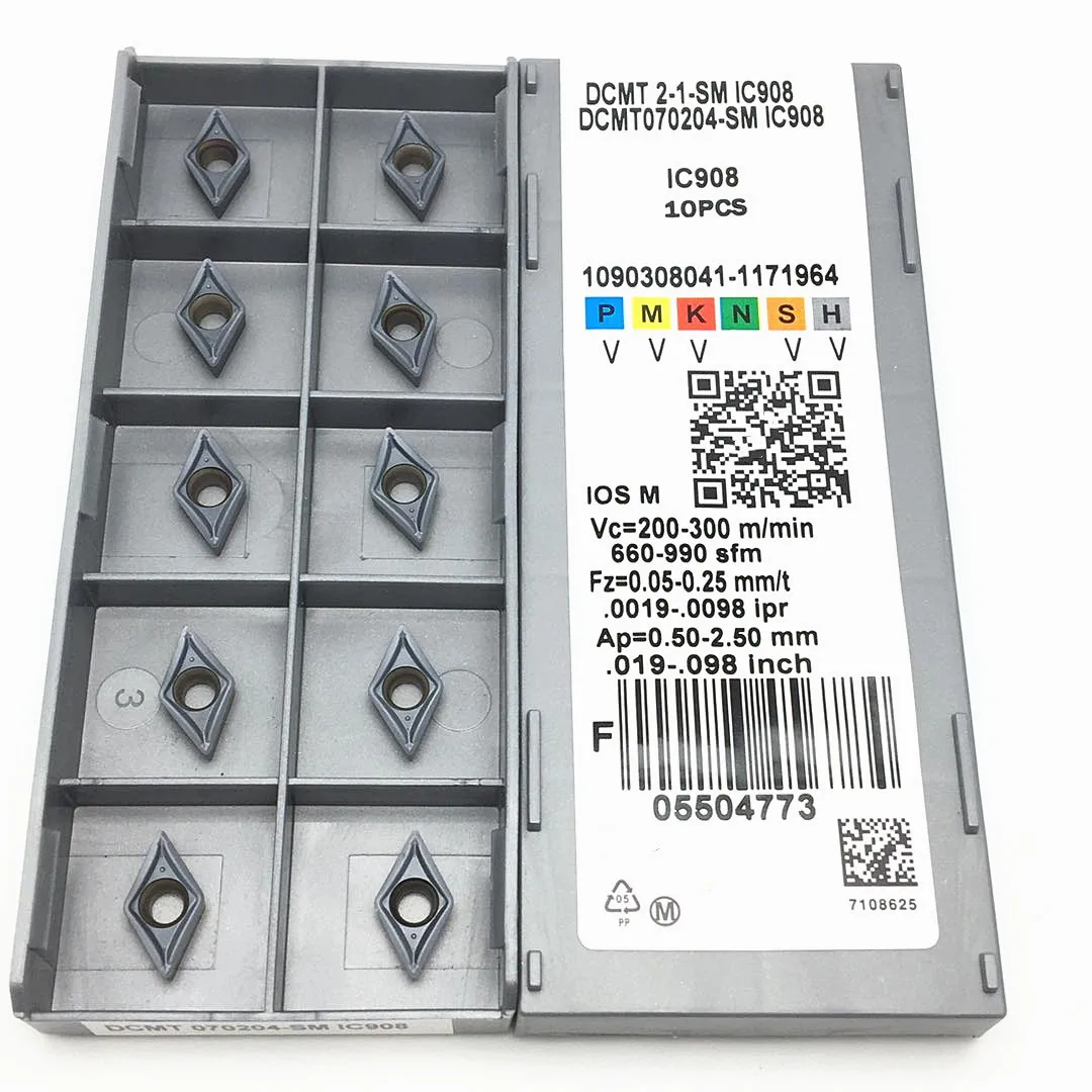 Рисунок 3 - Токарный инструмент DCMT070204 SM IC907 IC908