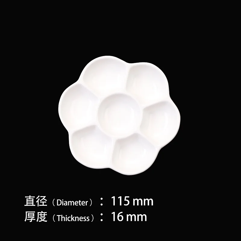 Кисть Samina для рисования миниатюрная круглая подставка керамика акриловая