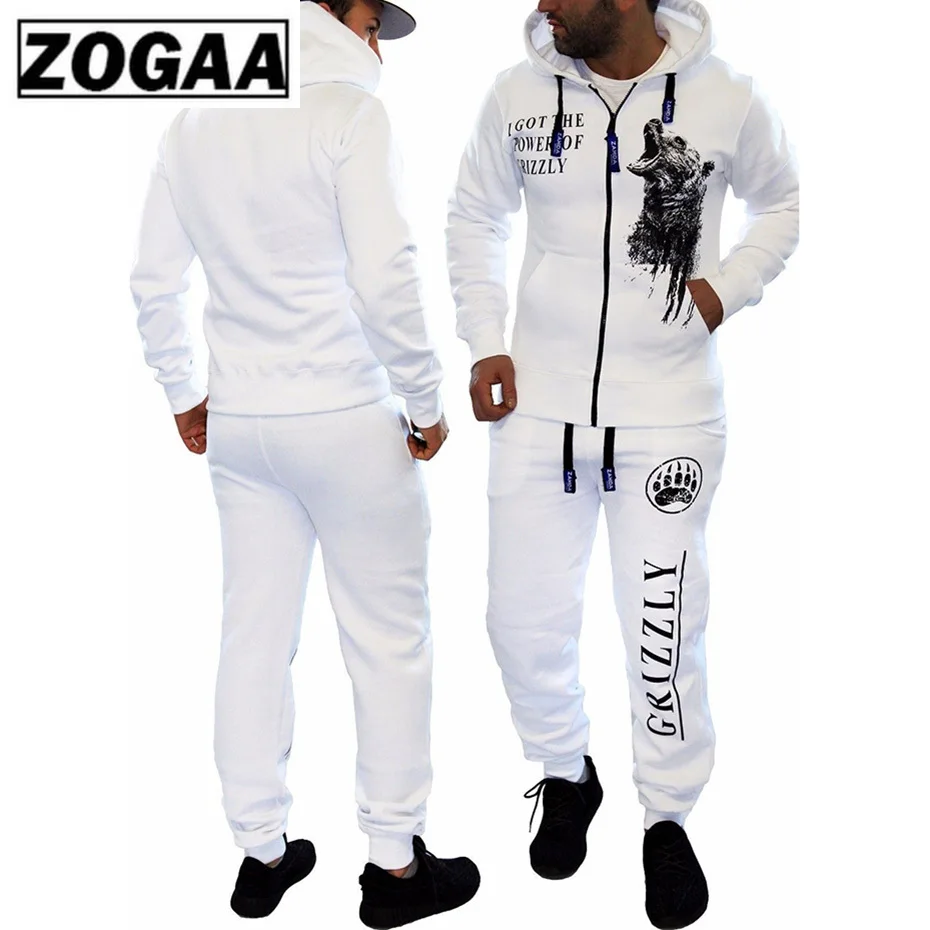 Комплект из 2 предметов: толстовка с длинным рукавом и штаны ZOGAA мужской