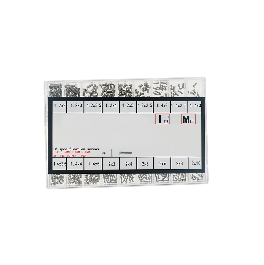 

500 шт., набор мини-винтов для ремонта ноутбуков