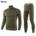 Зимнее термобелье, флисовое, для фитнеса, быстросохнущее антимикробное нижнее белье