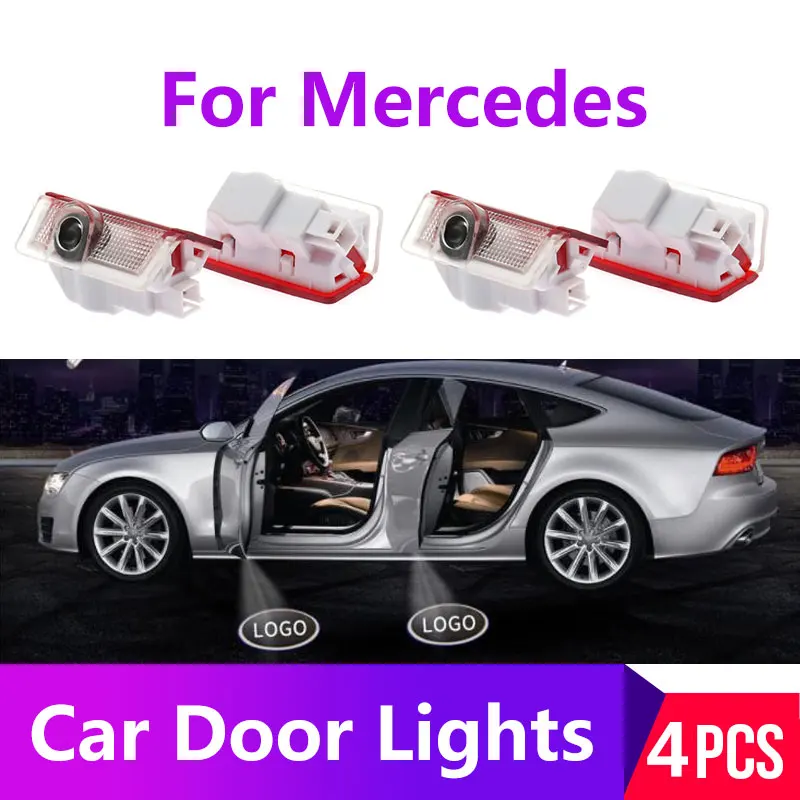 4 шт. для Mercedes Benz W213 E Class W212 м W166 мл Led машинные дверные лого лазер | Декоративная лампа -4000415508356