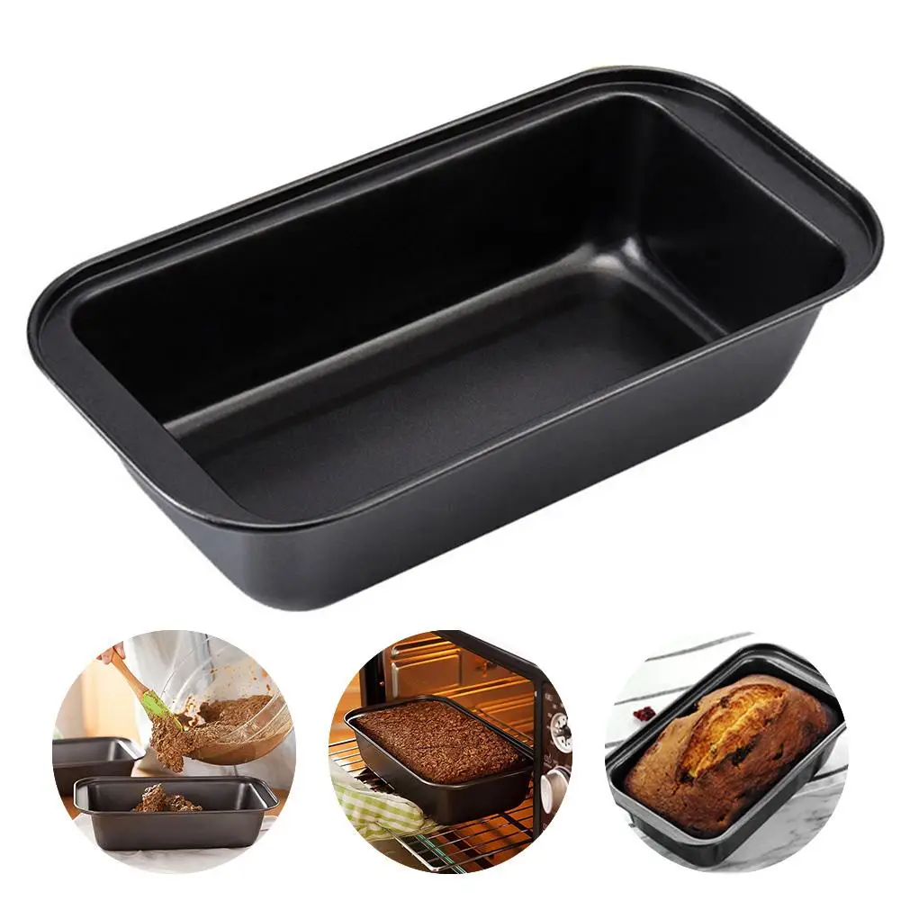 

1pc Loaf Pan Rectangle Toast Bread Mold Cake Mold Carbon Steel Loaf Pastry Baking Bakeware DIY Non Stick Pan Baking Supplies