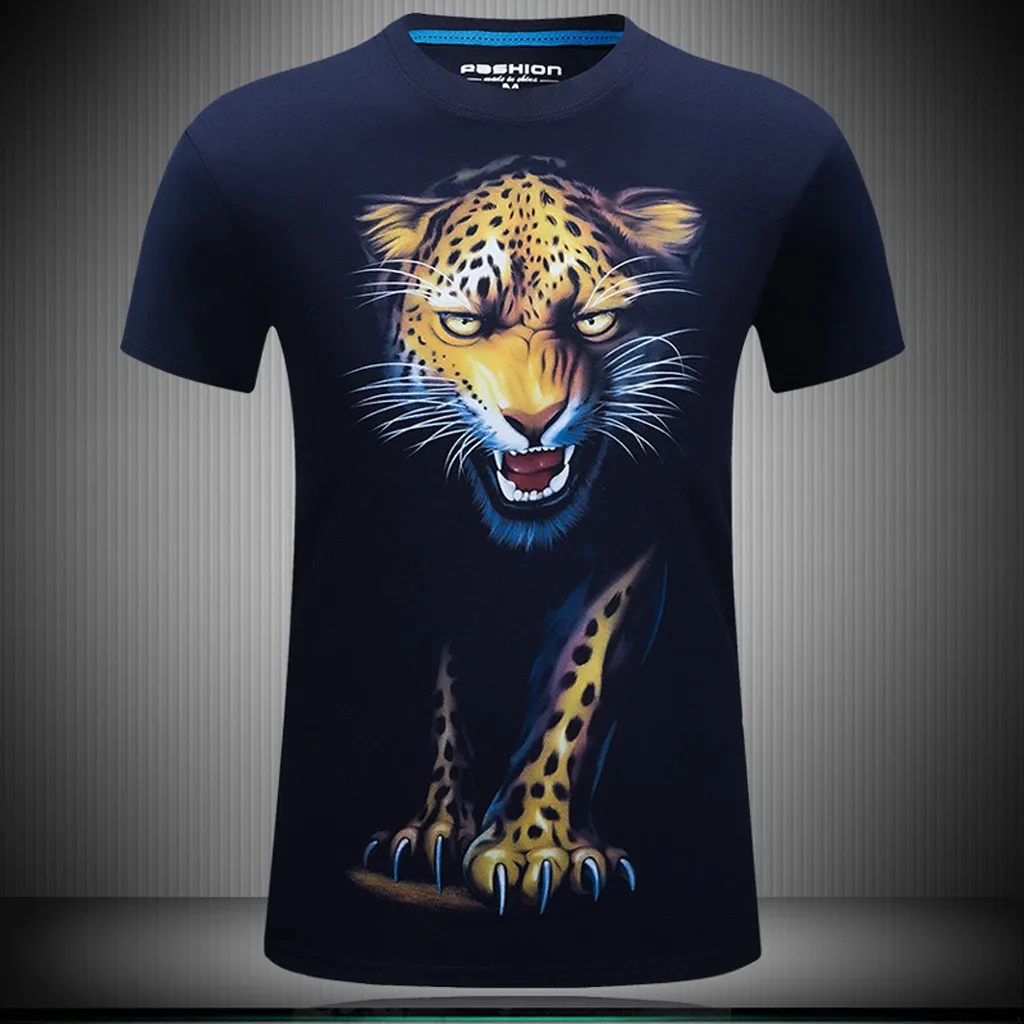 

New Mens Skull T shirts Brand punk style Men's New Summer Printed Casual Short Large Size Round Neck T-shirt Tops Z0408