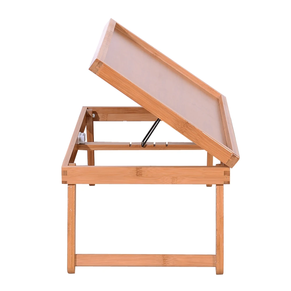 Настольная Регулируемая угловая кровать обеденный стол деревянный цвет для