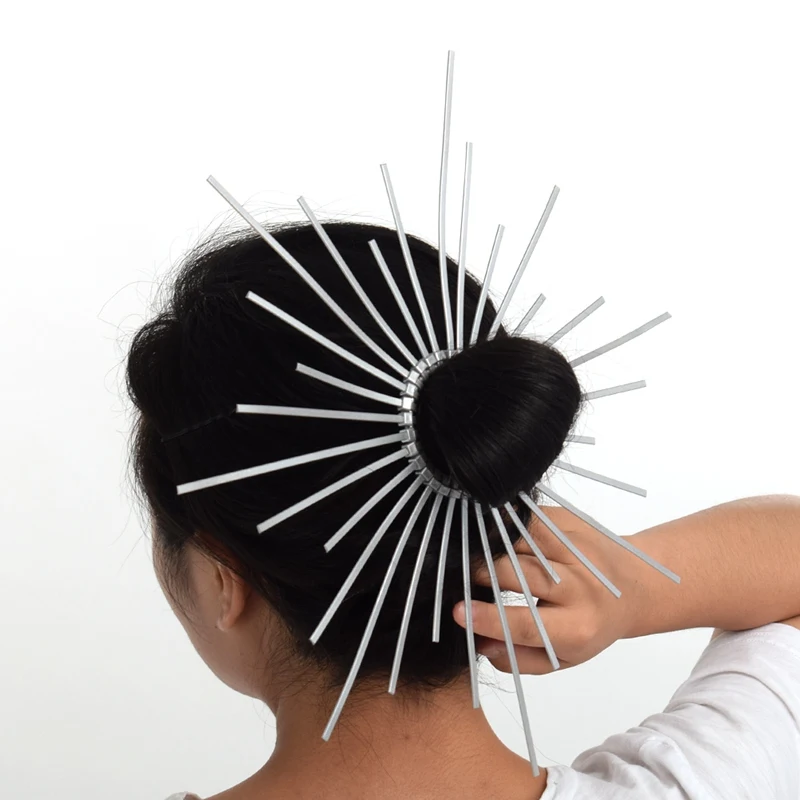 Пластиковый Спайк Halo Crown Hairband булочка для волос головной убор Святой Мэри