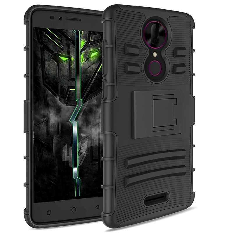 

3 in 1 Armor Shockproof Case For Coolpad Legacy Revvl Plus 3701A illumina 3310A Case Belt Clip kickstand Full Protection Cover