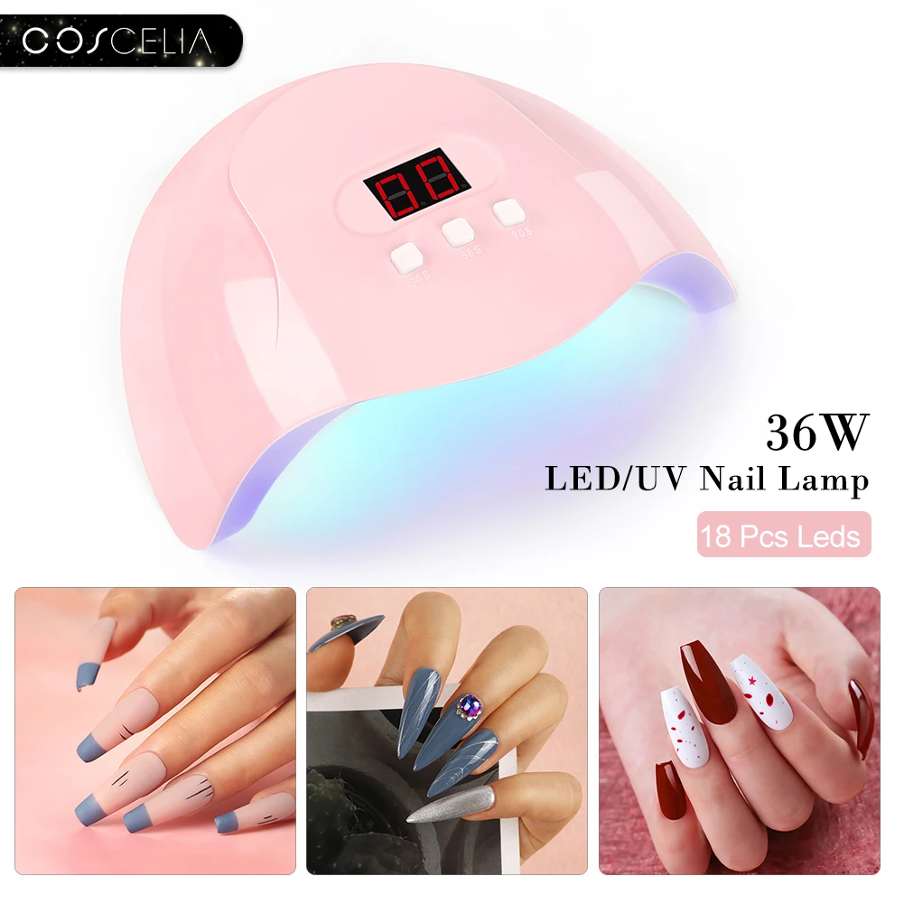 УФ лампа для отверждения геля ногтей сушилка светильник лампы трубчатый