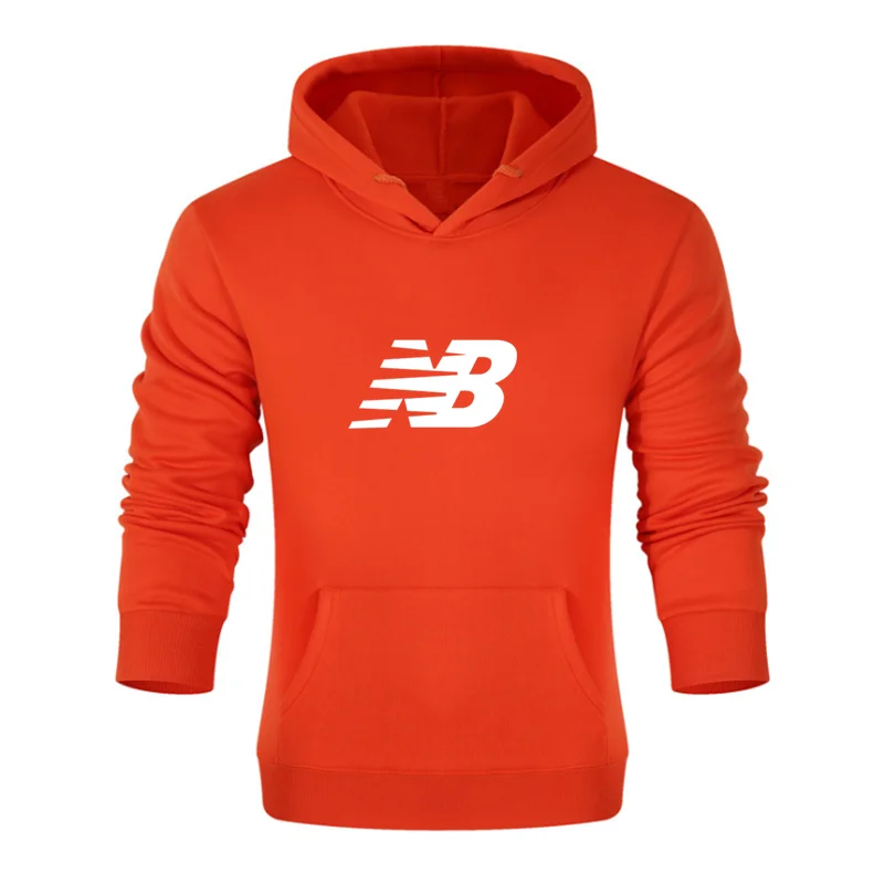 

2021 New Printed Sweatshirt N B Street Dance Streetwear Men And Women Spring And Autumn Casual Men's Pocket Hoodie S-XXXL