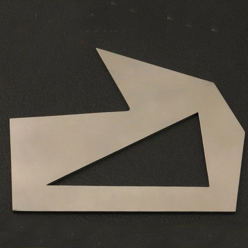 Носовые квадратная линейка с прямыми кромками номер нос красоты пластиковые