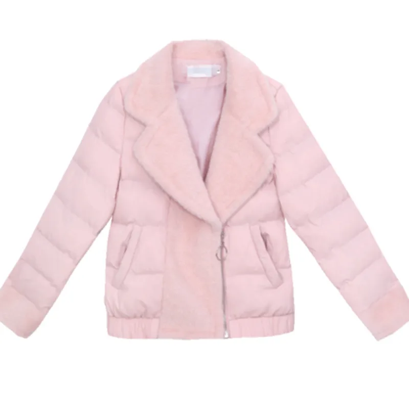 

New Autumn Winter Short paragraph Jacket Woman Fashion Western Style Down Cotton Coat Parkas Women Thicken Cotton Outerwear Top