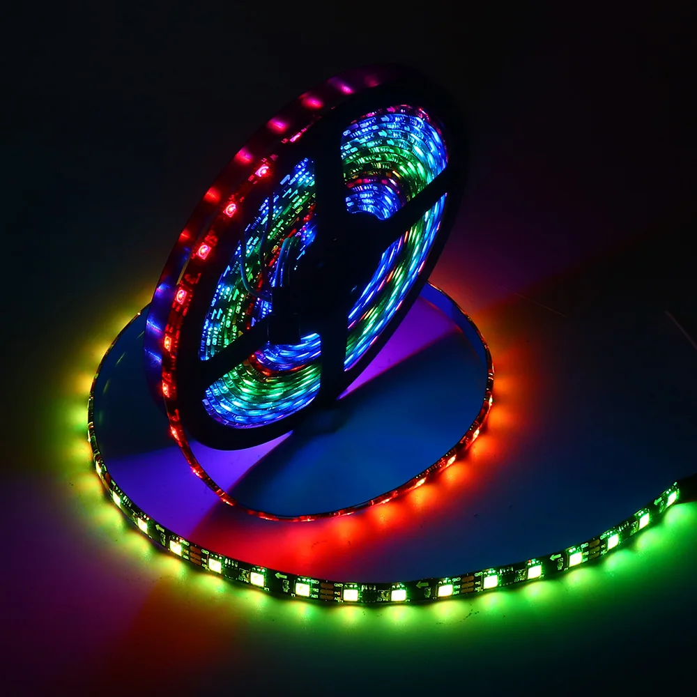 Пиксельная Светодиодная лента WS2811 5050 RGB 12 В постоянного тока полноцветная