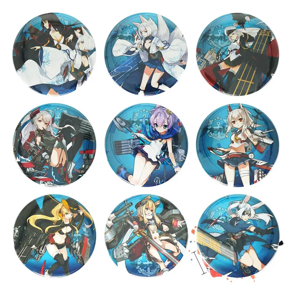 Azur Лэйн игровой значок аниме Кага ДЖАВЕЛИН Энтерпрайз warspell Hornet Hiryuu PRINZ EUGEN металлический значок брошь булавки
