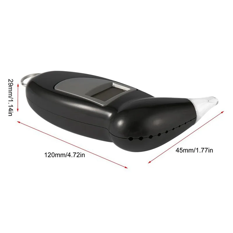 Тестер дыхания спирта Алкотестер профессиональный анализатор детектор тестовый