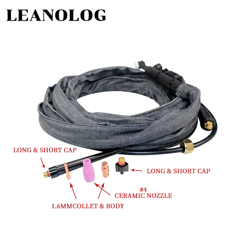 Welding Tools Parts 4M WP9FV Air Cooled Argon Flexible And Valve Pencil TIG Gun Torch 35-70 Connector | Инструменты