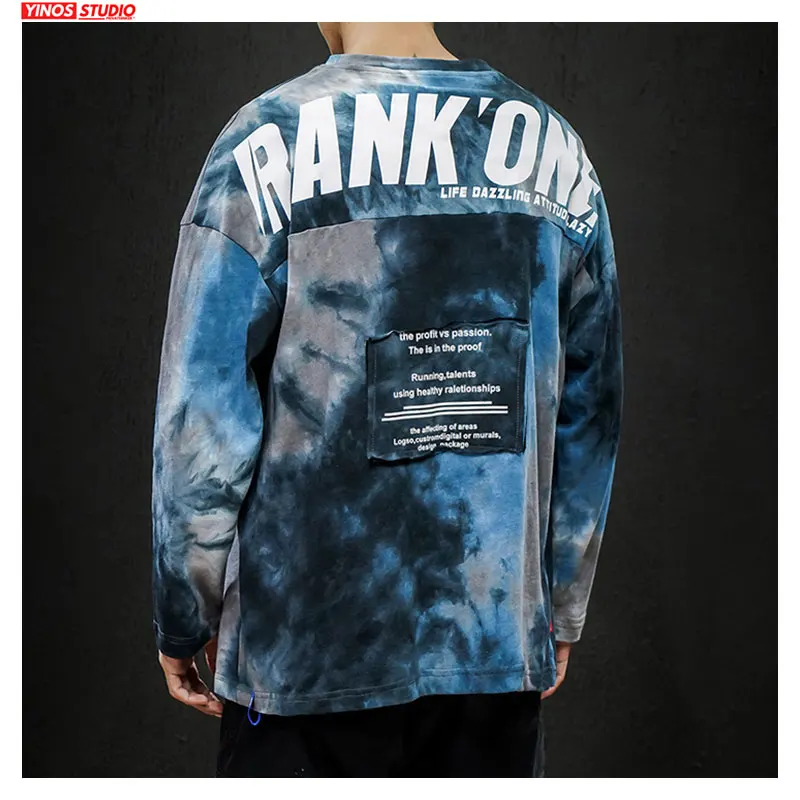 Прямая поставка 2020 облегающая футболка в стиле хип-хоп Осенняя с длинными