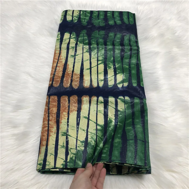 Африканская парчовая ткань золотая 5 ярдов|Ткань| |