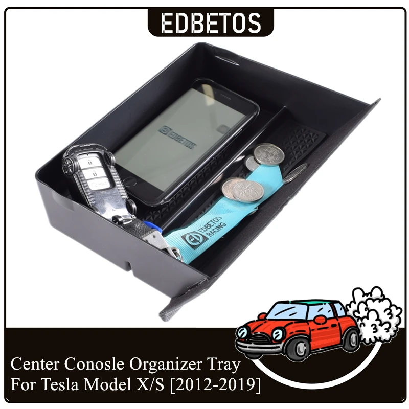 

For Tesla Model X Model S 2012 2013 2014 2015 2016 2017 2018 2019 Car Accessories For Tesla Model X / S Plastic Storage Box