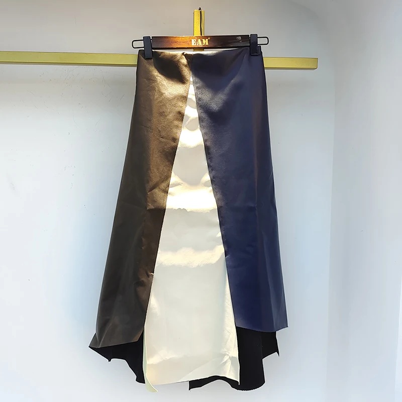 [EWQ] Модный женский простой вязаный свитер + модная юбка осень 2022 новый костюм