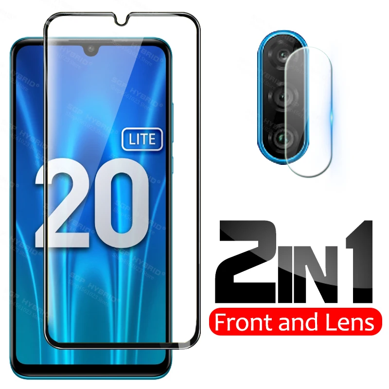 

Защитное стекло для экрана и объектива камеры для Honor 20 Lite, 20 Lite