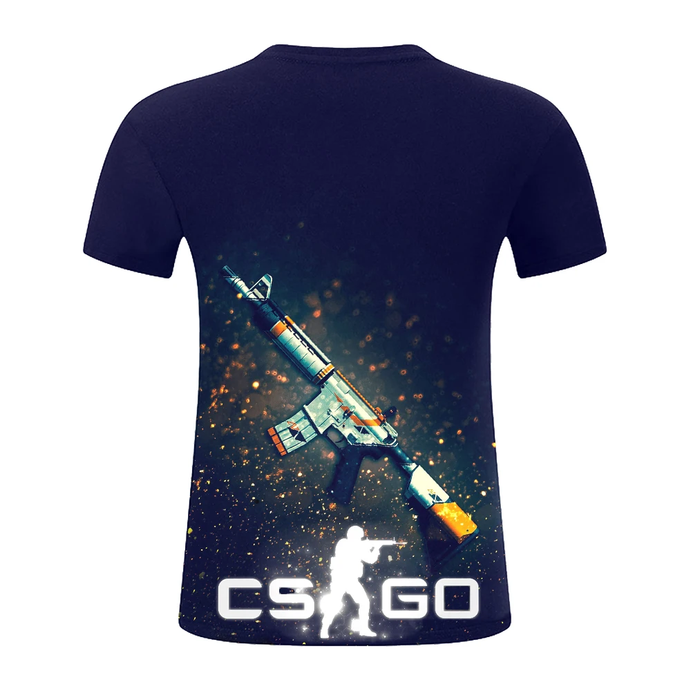 Новинка 2019 летняя мужская футболка csgo высокое качество быстро сохнет мужские