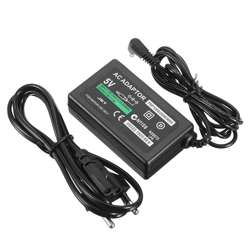 Для Sony PSP 1000/2000/3000 1 шт. 5В 2А адаптер переменного тока 100 240В ~ 0.3A 50/60 Гц домашнее