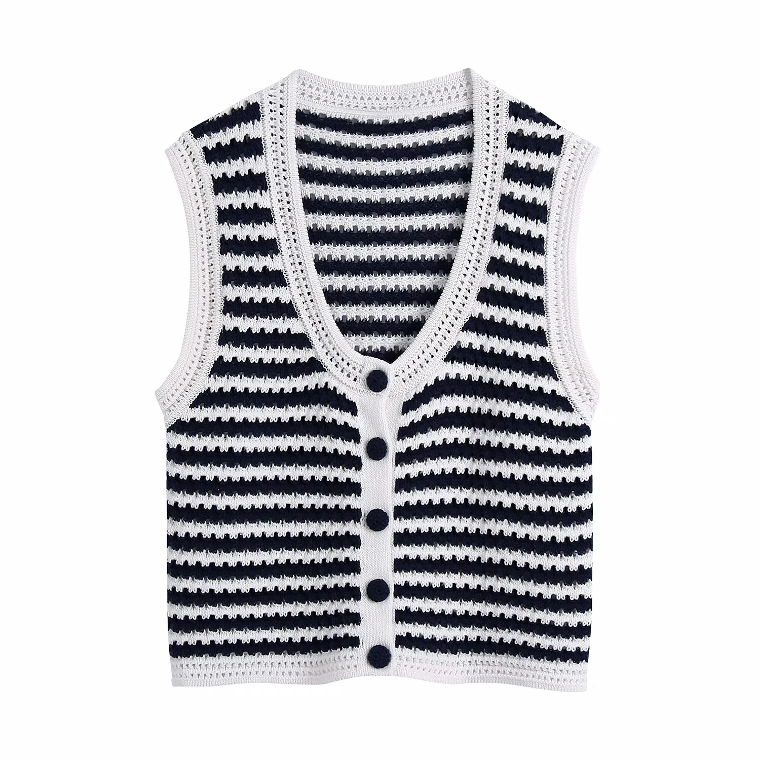 

Новый женский модный вязаный кардиган, клетчатый жилет с V-образным вырезом, женский жилет без рукавов, шикарные топы и повседневные шорты ...